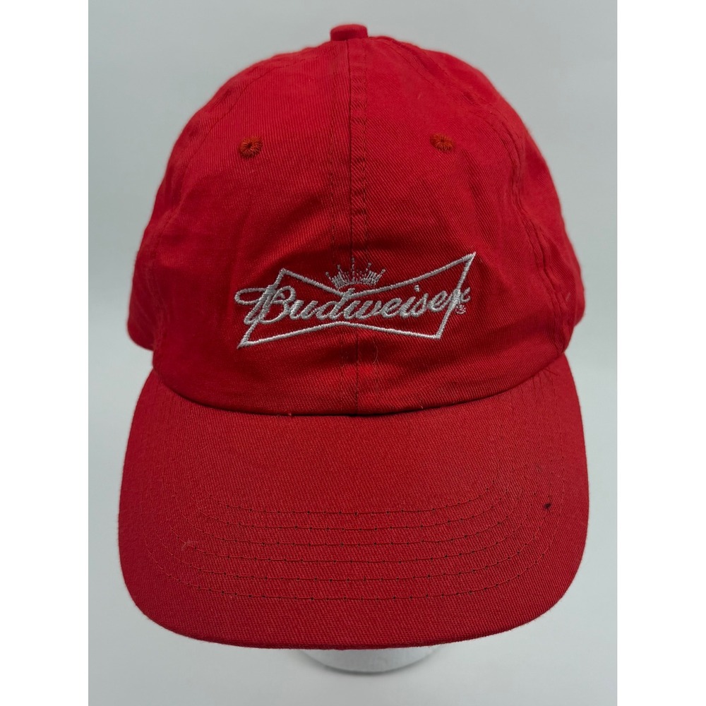 Budweiser‎ Beer Baseball Cap Embroidered Logo Adjustable Strap